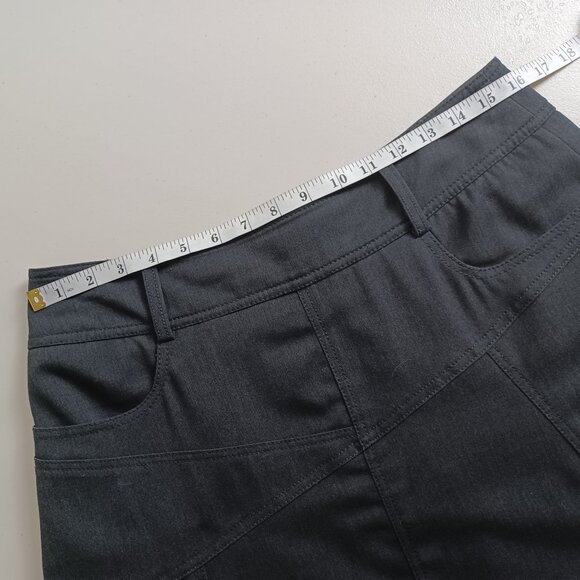 Conrad C Portion Petite A-line Flare Midi Skirt - Picture 13 of 16